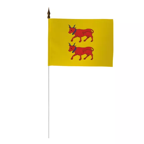 Drapeau de table Béarn 10 x 15 cm maille polyester