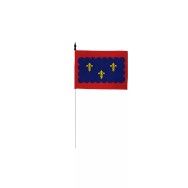 Drapeau de table province Berry 10 x 15 cm polyester