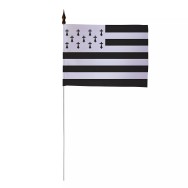 Drapeau de table Bretagne 10 x 15 cm polyester