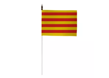 Drapeau de table Catalan 10 x 15 cm polyester