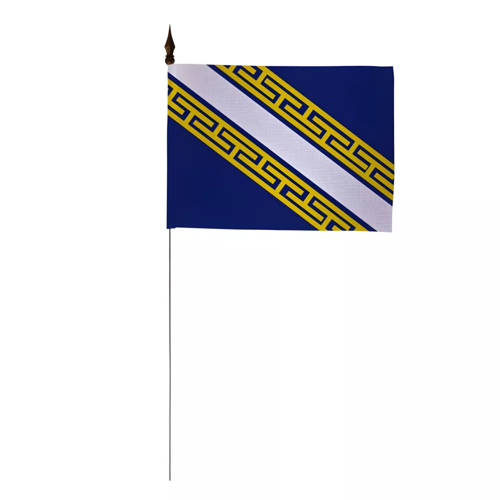 Drapeau de table Champagne 10 x 15 cm sur tige Drapeau de table Champagne 10 x 15 cm sur tige