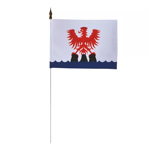 Drapeau de table Comté de Nice 10 x 15 cm polyester