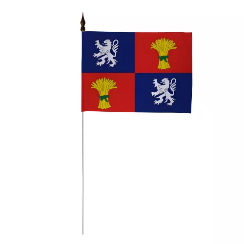 Drapeau de table Gascogne 10 x 15 cm polyester