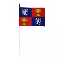 Drapeau de table Gascogne 10 x 15 cm polyester