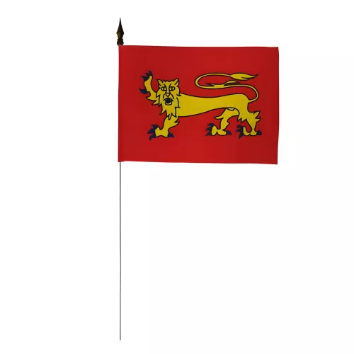 Drapeau de table Guyenne 10 x 15 cm polyester avec tige