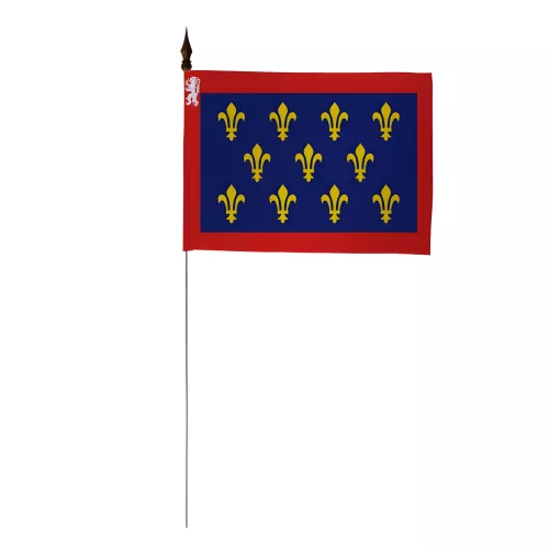 Drapeau de table province Maine 10 x 15 cm polyester