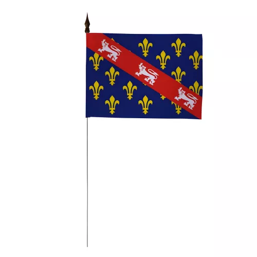 Drapeau de table province Marche 10 x 15 cm polyester