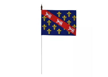 Drapeau de table province Marche 10 x 15 cm polyester