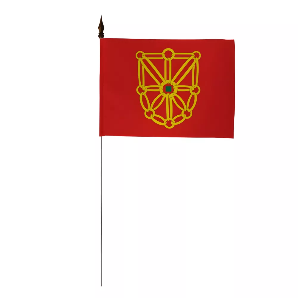 Drapeau de table Navarre 10 x 15 cm polyester Drapeau de table Navarre 10 x 15 cm polyester