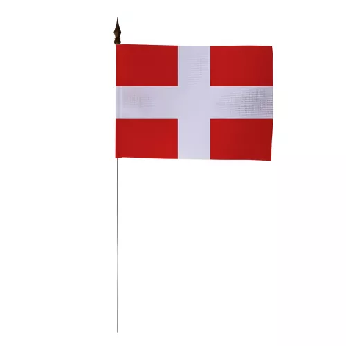 Drapeau de table Savoie 10 x 15 cm avec socle bois