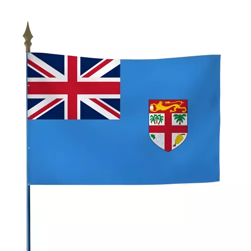 Drapeau Îles Fidji en maille polyester
