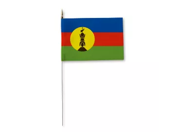 Drapeau de table Kanaky Nouvelle-Calédonie 10 x 15 cm polyester