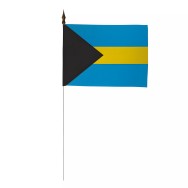 Drapeau de table Bahamas 10 x 15 cm polyester