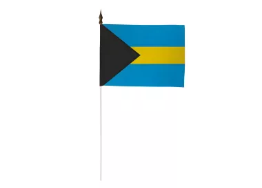 Drapeau de table Bahamas 10 x 15 cm polyester