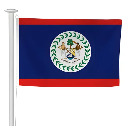 Pavillon du Belize pour mât sans potence