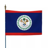 Drapeau du Belize en maille polyester 115 g/m²
