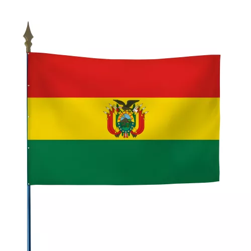 Drapeau de la Bolivie en maille polyester