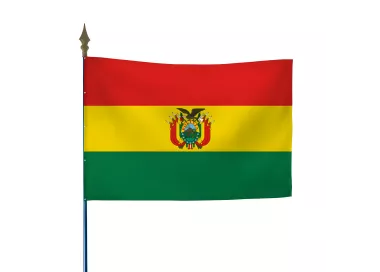 Drapeau de la Bolivie en maille polyester
