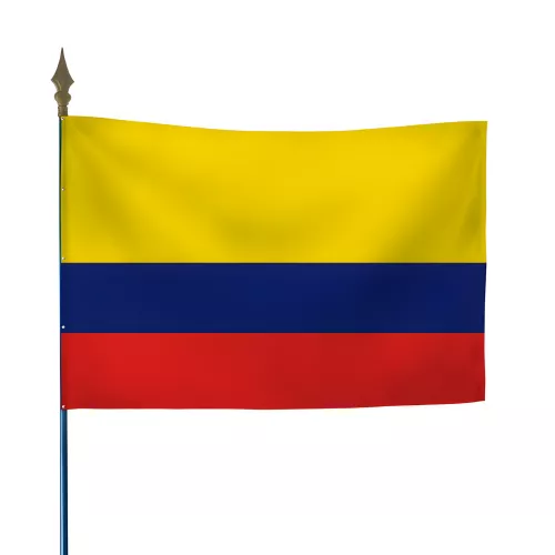 Drapeau de la Colombie en maille polyester
