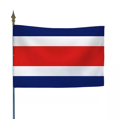 Drapeau du Costa Rica en maille polyester