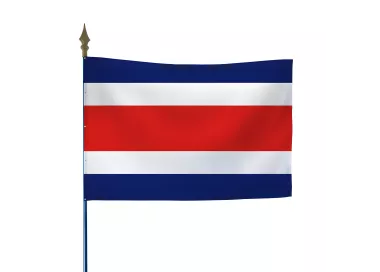 Drapeau du Costa Rica en maille polyester