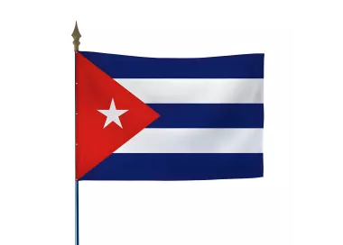 Drapeau de Cuba en maille polyester 115 g/m²