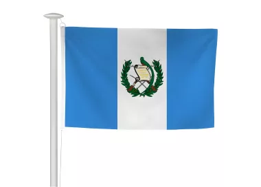 Pavillon du Guatemala pour mât extérieur