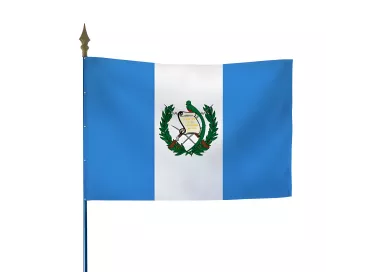 Drapeau du Guatemala en maille polyester 115 g/m²