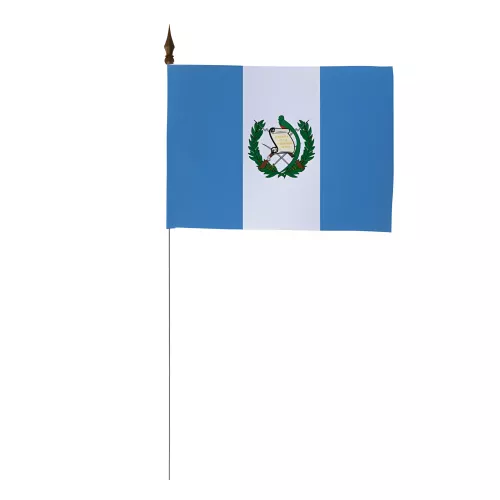 Drapeau de table Guatemala 10 x 15 cm polyester