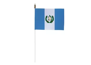 Drapeau de table Guatemala 10 x 15 cm polyester