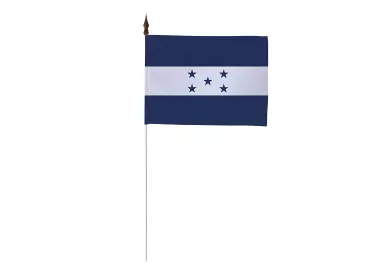 Drapeau de table Honduras 10 x 15 cm polyester