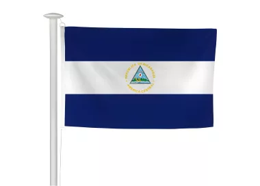 Pavillon Nicaragua en maille polyester 115 g/m²