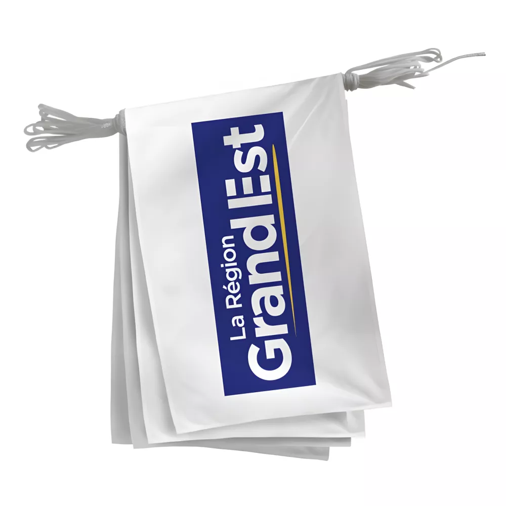 Guirlande région Grand Est en polyester 115 g/m² Guirlande région Grand Est en polyester 115 g/m²