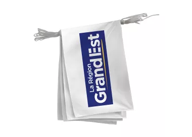 Guirlande région Grand Est en polyester 115 g/m²
