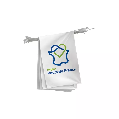 Guirlande région Hauts-de-France en maille polyester
