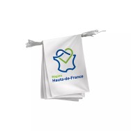 Guirlande région Hauts-de-France en maille polyester