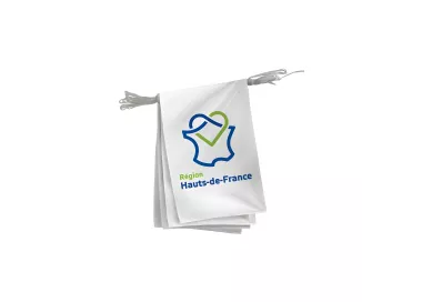 Guirlande région Hauts-de-France en maille polyester