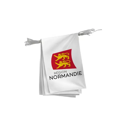 Guirlande région Normandie en maille polyester 20 x 30 cm