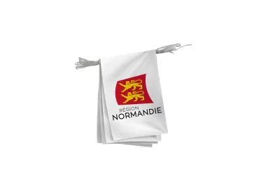 Guirlande région Normandie en maille polyester 20 x 30 cm