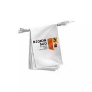 Guirlande région Sud P.A.C.A 20 fanions polyester