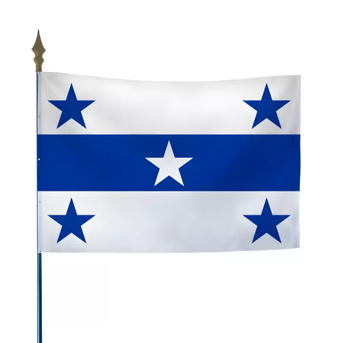Drapeau Îles Gambier en maille polyester