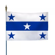 Drapeau Îles Gambier en maille polyester