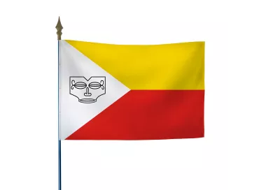 Drapeau Îles Marquises en maille polyester 115 g/m²