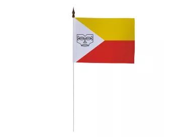 Drapeau de table Îles Marquises 10 x 15 cm polyester
