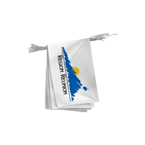 Guirlande région Réunion en maille polyester