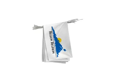 Guirlande région Réunion en maille polyester