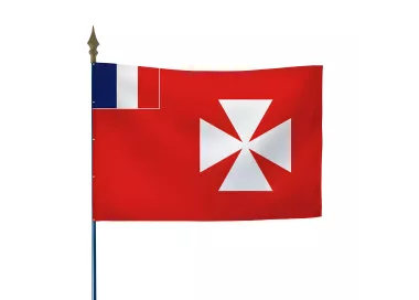 Drapeau Wallis et Futuna en maille polyester