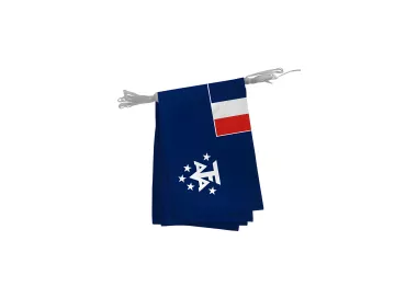 Guirlande Terres Australes en maille polyester 20 x 30 cm