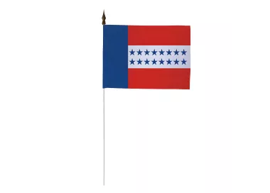 Drapeau de table Tuamotu 10 x 15 cm polyester