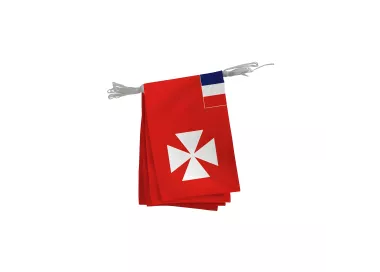 Guirlande Wallis et Futuna en maille polyester